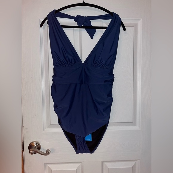 Dazzle Me Other - NWT Halter Top Dazzle Me Blue Swimsuit  XL